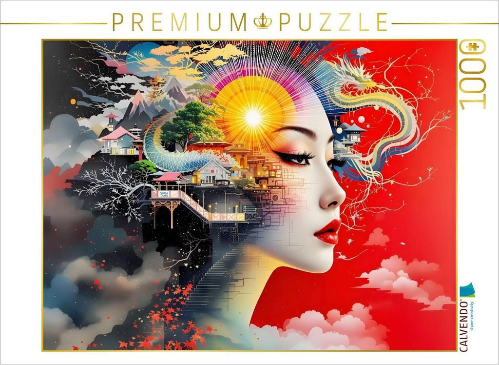CALVENDO Puzzle Horizontfragmente | 1000 Teile Lege-Größe 64x48cm Foto-Puzzle für glückliche Stunden