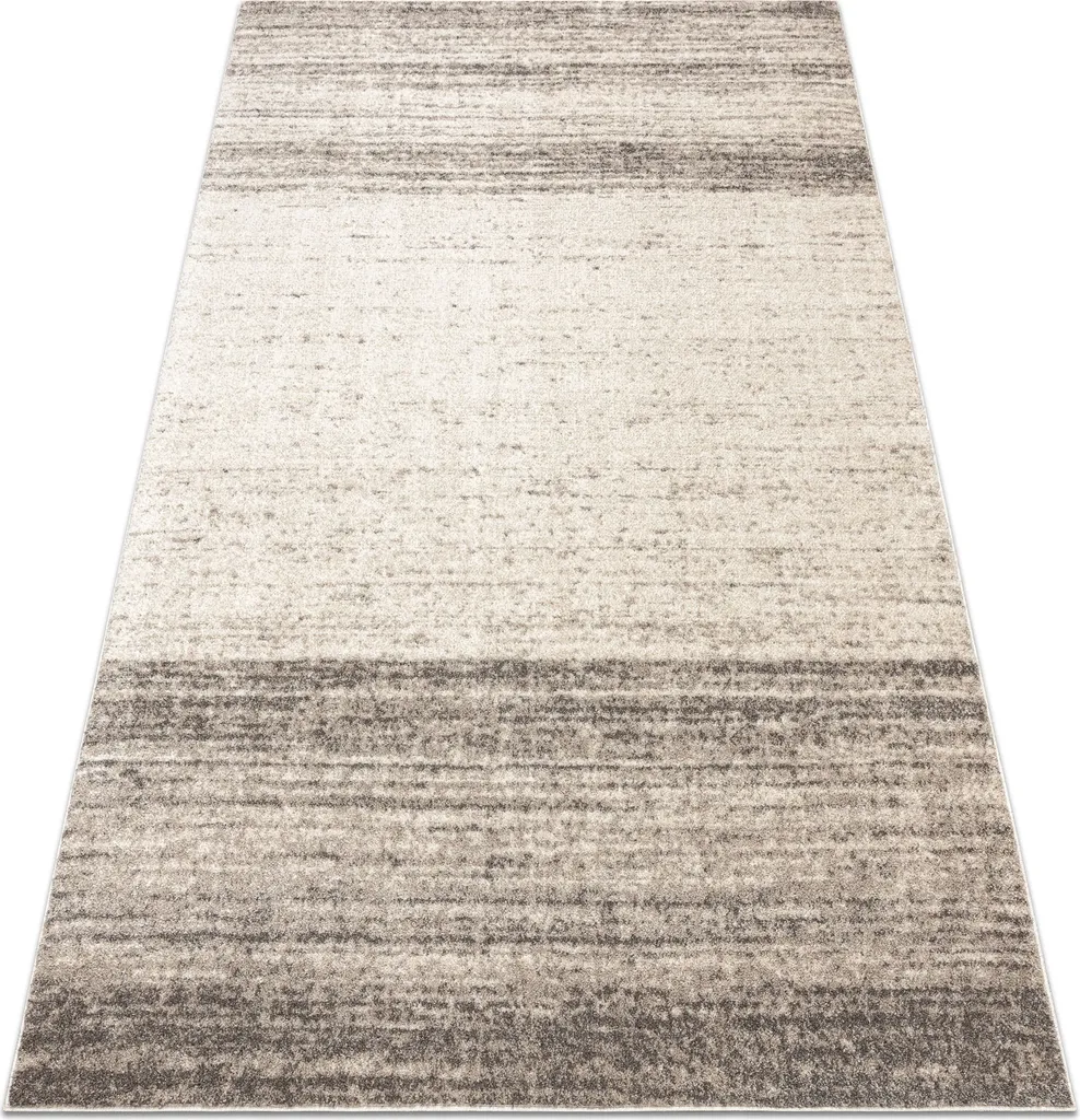 Tapis de Chambre Déco Beige 80x150 - Ambiance Cocooning FUSION 8252