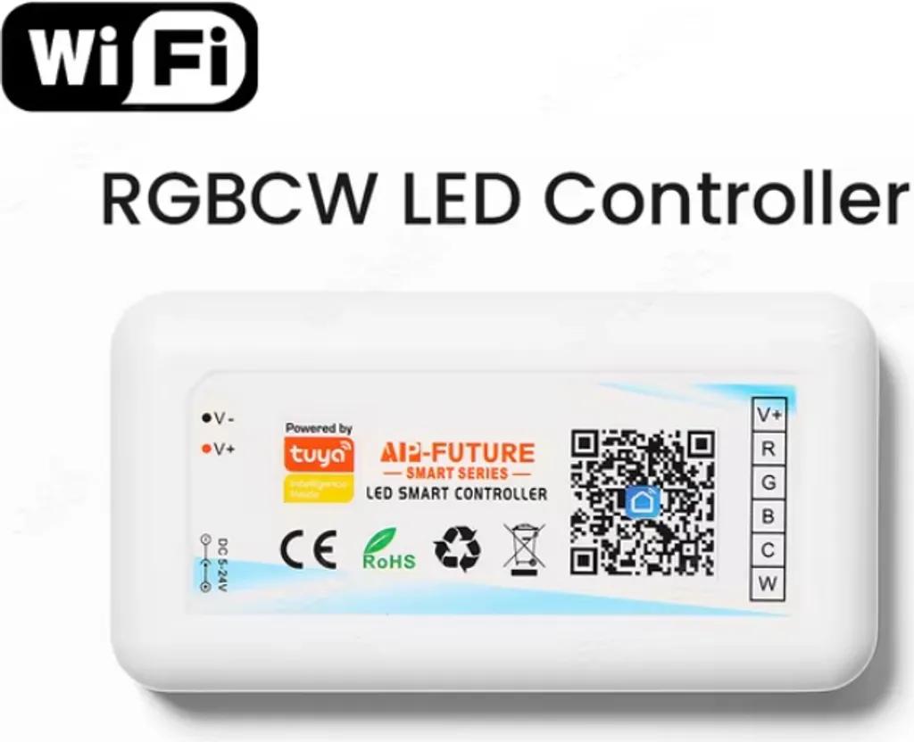 Controller WiFi per Strisce LED 12V 24V Tuya RGB CCT | Dimmer Wireless
