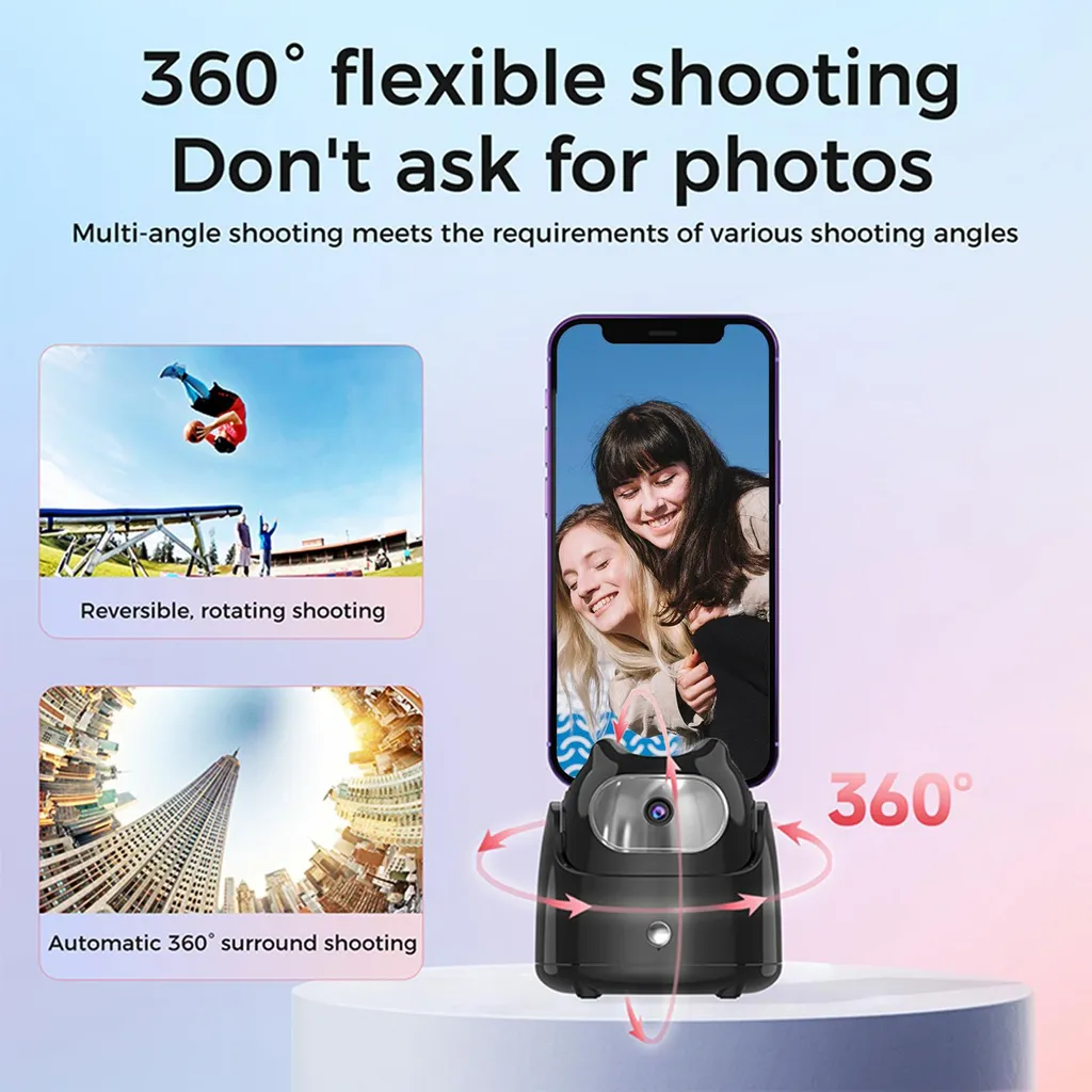 Stabilisateur Support Smartphone Intelligent Rotation 360 sans Application - 3