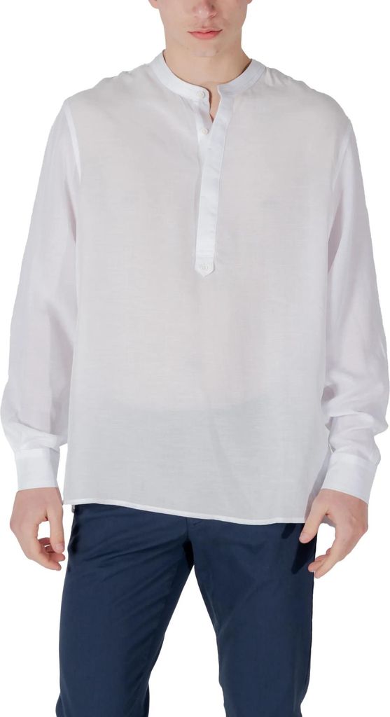 Antony Morato Herren Hemd Weiß 485532 : Größe - 52 Größe: 52