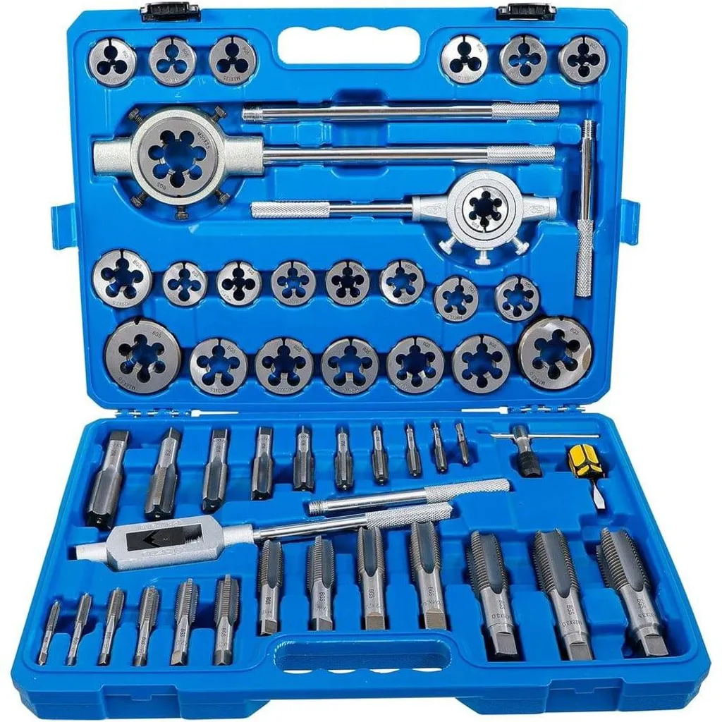 Jeu de tarauds M6-M30 51 pcs D-Work - Acier haute résistance professionnel