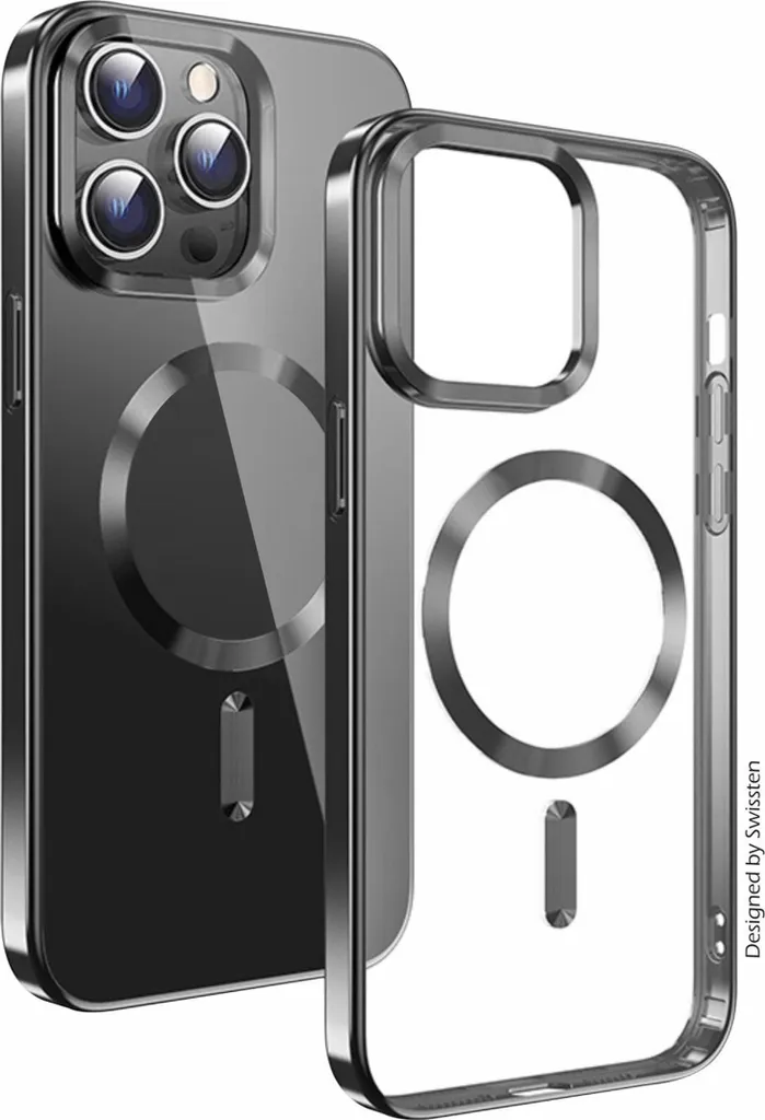 Protection iPhone 11 Pro Coque Transparente Magnétique MagStick Noir