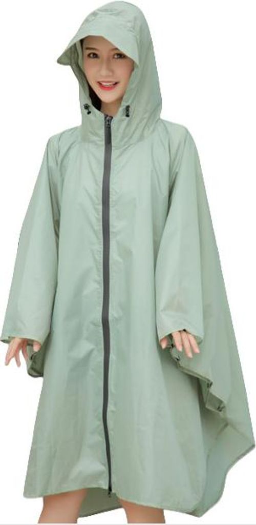 INF Wasserdichter Wanderregenponcho mit Kapuze, leichter Produktbild 