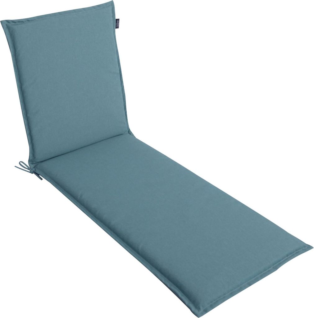 LILENO HOME Sonnenliege Auflage als [1er Set - Rollliege] in Aqua - Gartenliegen Auflage perfekt für Strandliege - Polster Auflage für Gartenlieg...