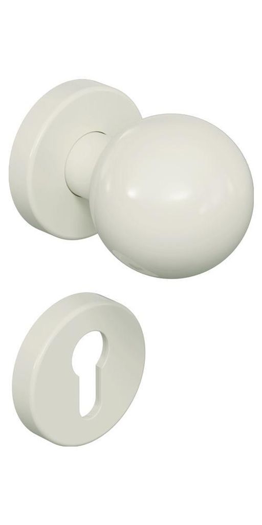 Hewi Rosetten-Drückergarnitur 111R / 123.23R / 305...R / 306.23 PZ TS38,1-48mm reinweiß - 111R03.133 99