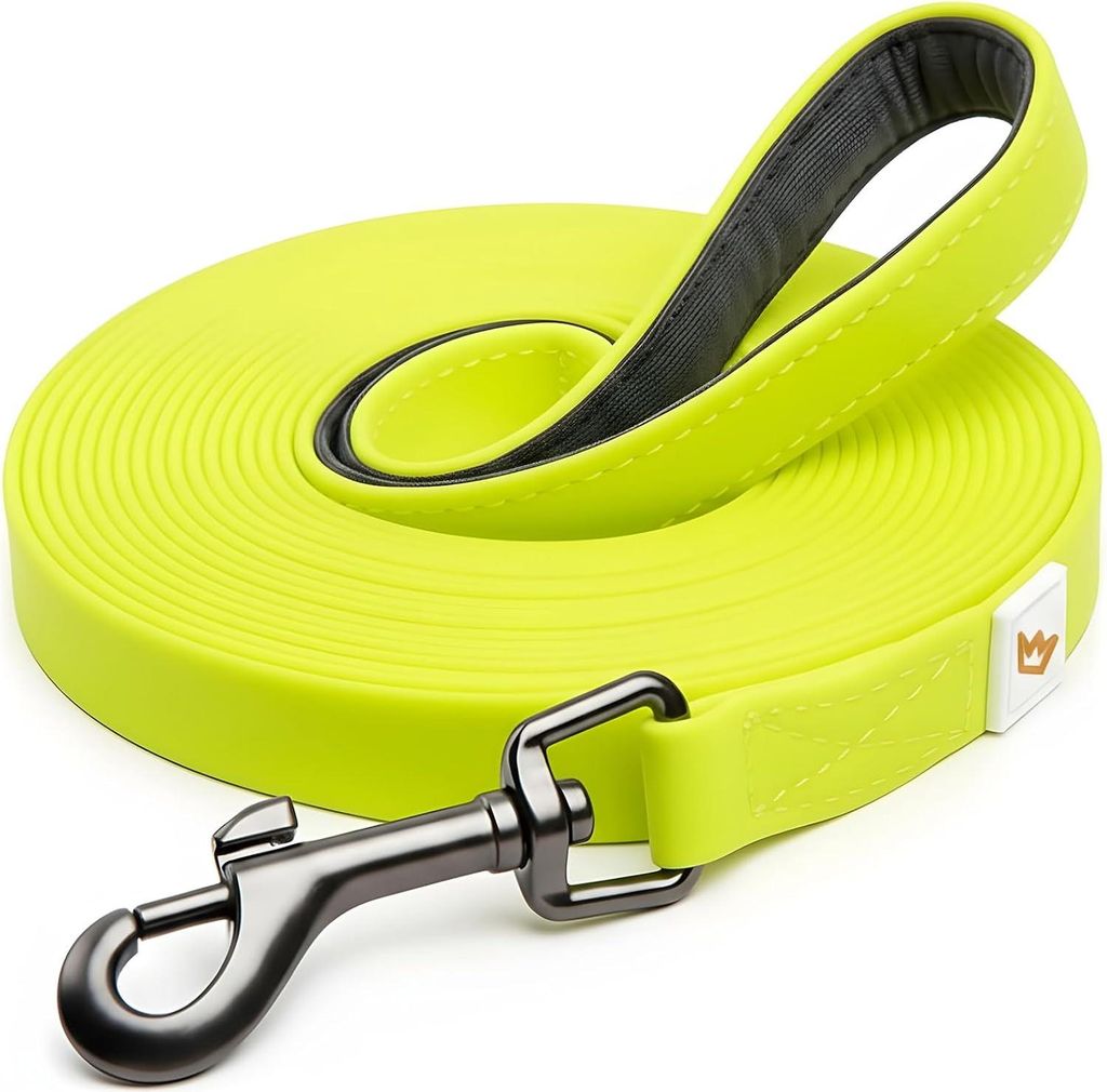 Rudelkönig Sleeplijn 5 Meter – Hundeleine mit 360° drehbarem Karabinerhaken - Trainingsleine