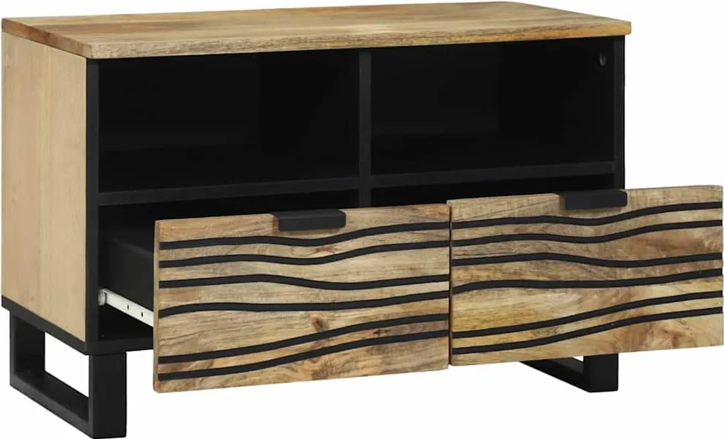 Mobile Porta TV 70x33x46 cm Marrone Maison Exclusive - Design Salotto - 2