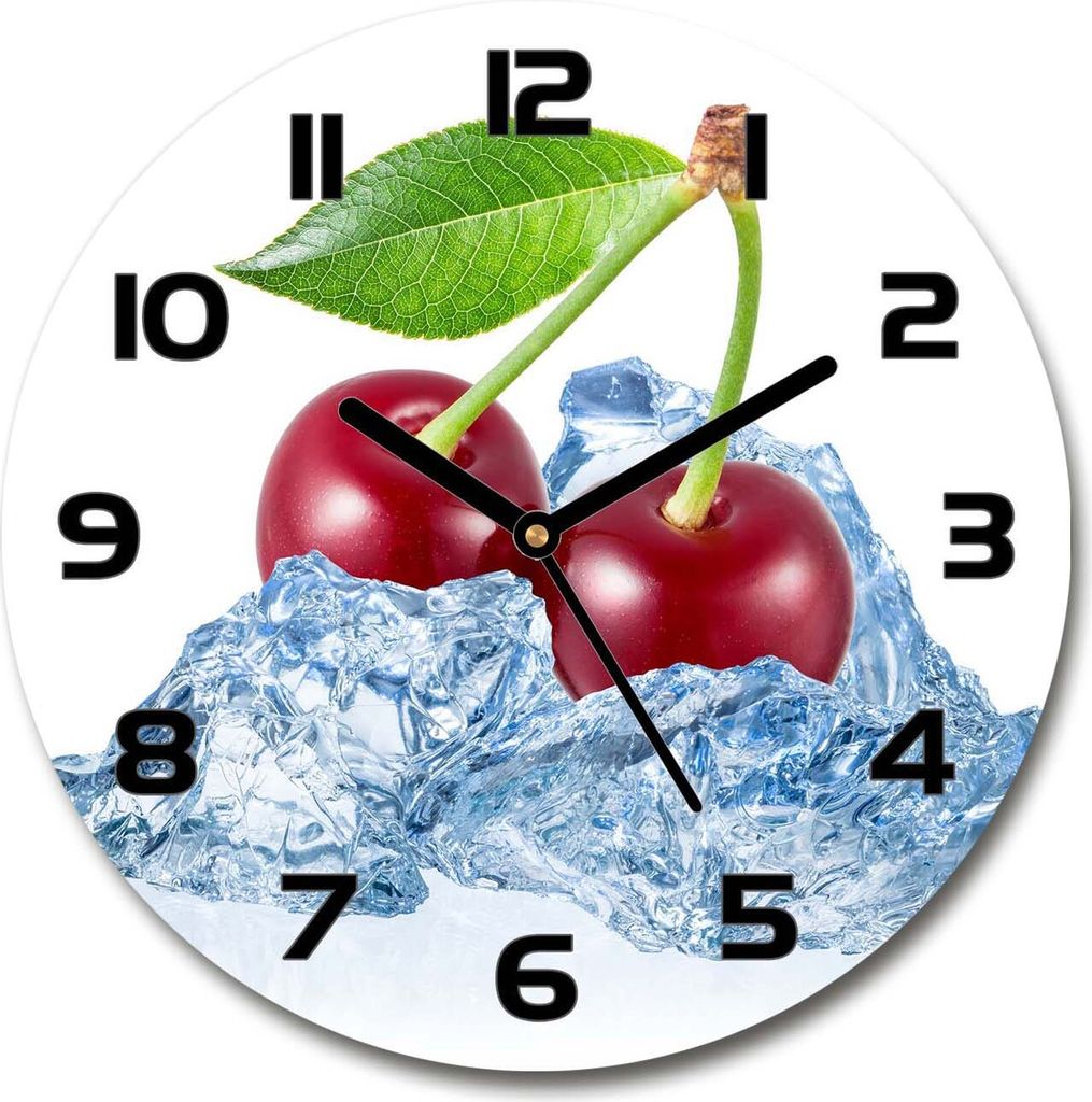 Wanduhr aus Glas 30fi Glasbild Glasuhr Gehärtetes Glas - Produktbild 