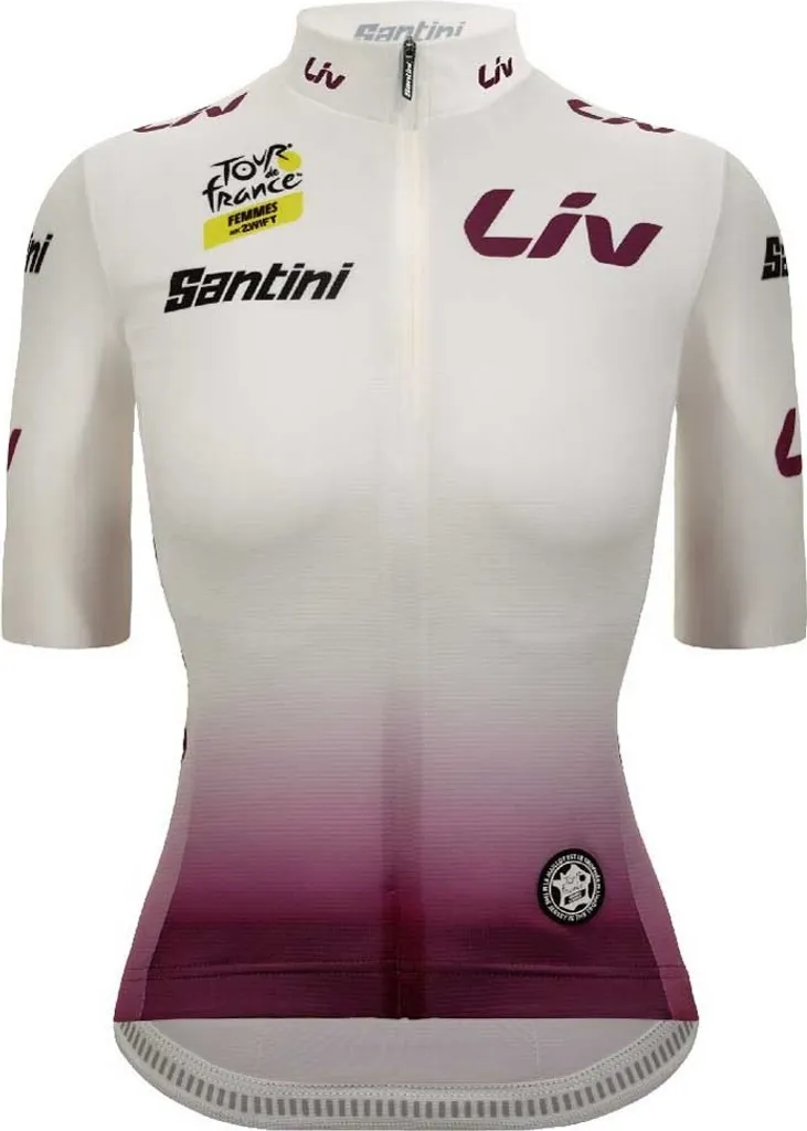 Maillot vélo femme Santini respirant Tour de France 2025 T.L