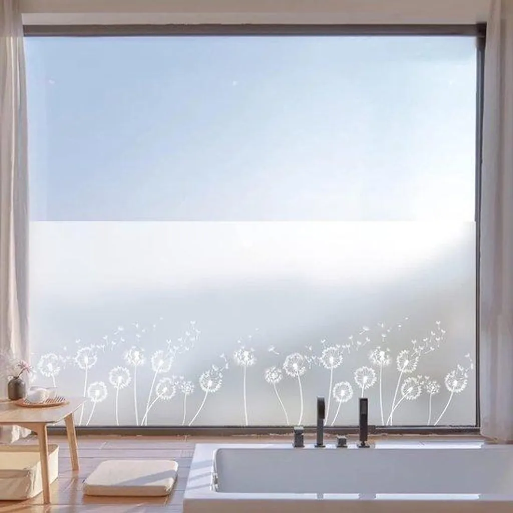 Film fenêtre haute qualité 90x200 cm opaque et anti-UV pour vitrage