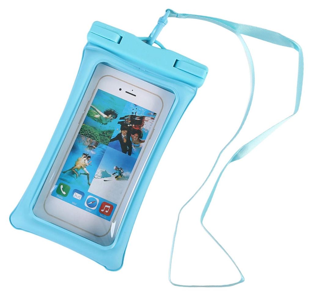 Wasserdichte Handytasche, Unterwasser-Handytasche mit Trageband, wasserdicht, ideal für Strand, Schwimmen, Kajakfahren und Bootfahren, transparent...