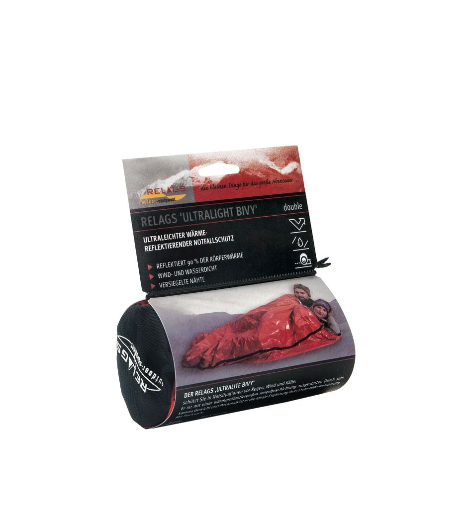 Origin Outdoors Ultralite Bivy Double Biwaksack Orange -