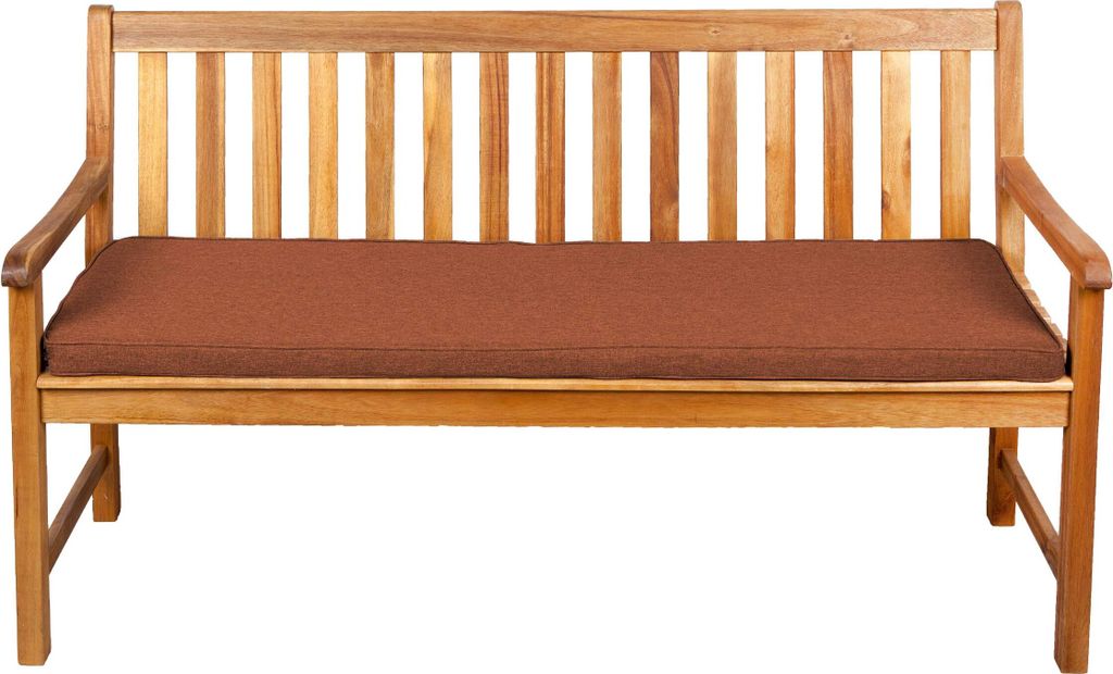 Sitzkissen für Bank, Gartenschaukeln, Sitz, glatt. FK5 (200x50x5, Orange)
