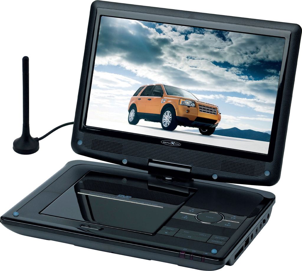 Reflexion DVD1017 portabler DVD-Player 10' Display