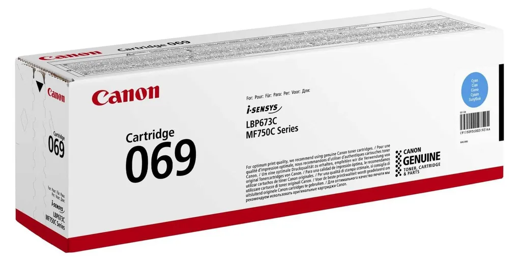 Canon 069 Ciano Toner Originale 5093C002 per i-SENSYS MF750 Series - 1