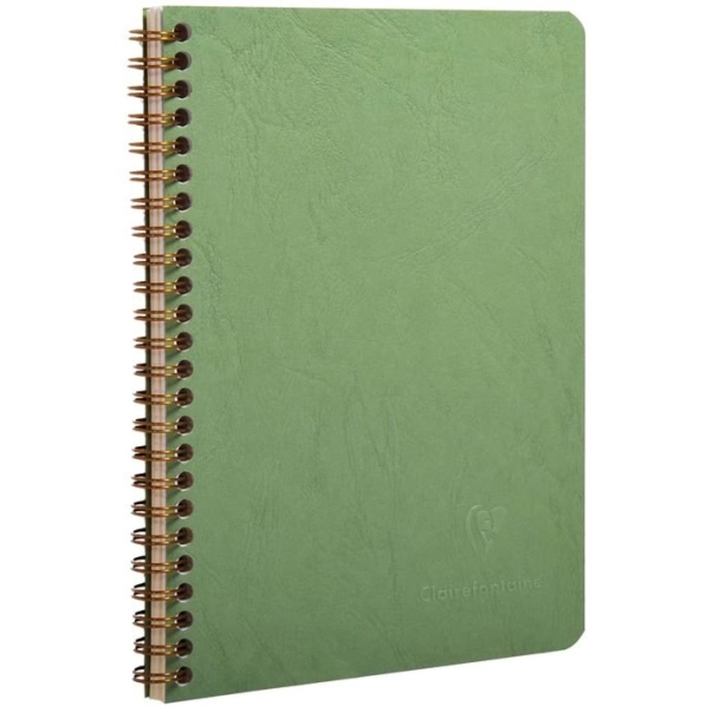 Clairefontaine Spiralbuch AgeBag A5 3T lin 60Bl gn