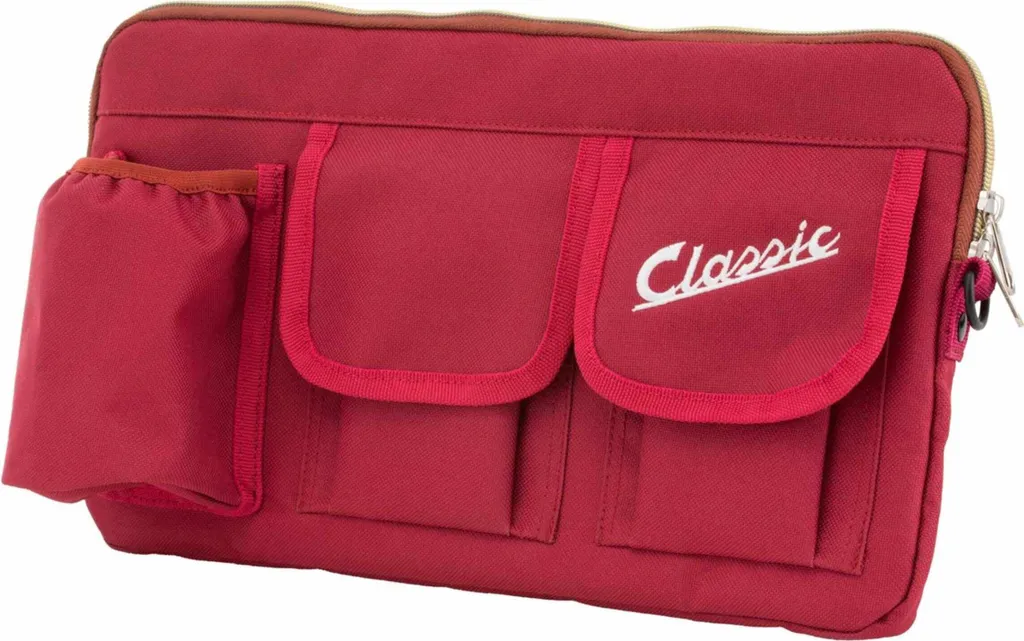 Borsa SIP Classic Rossa Bauletto Vespa e Lambretta 360x210x30 mm Nylon
