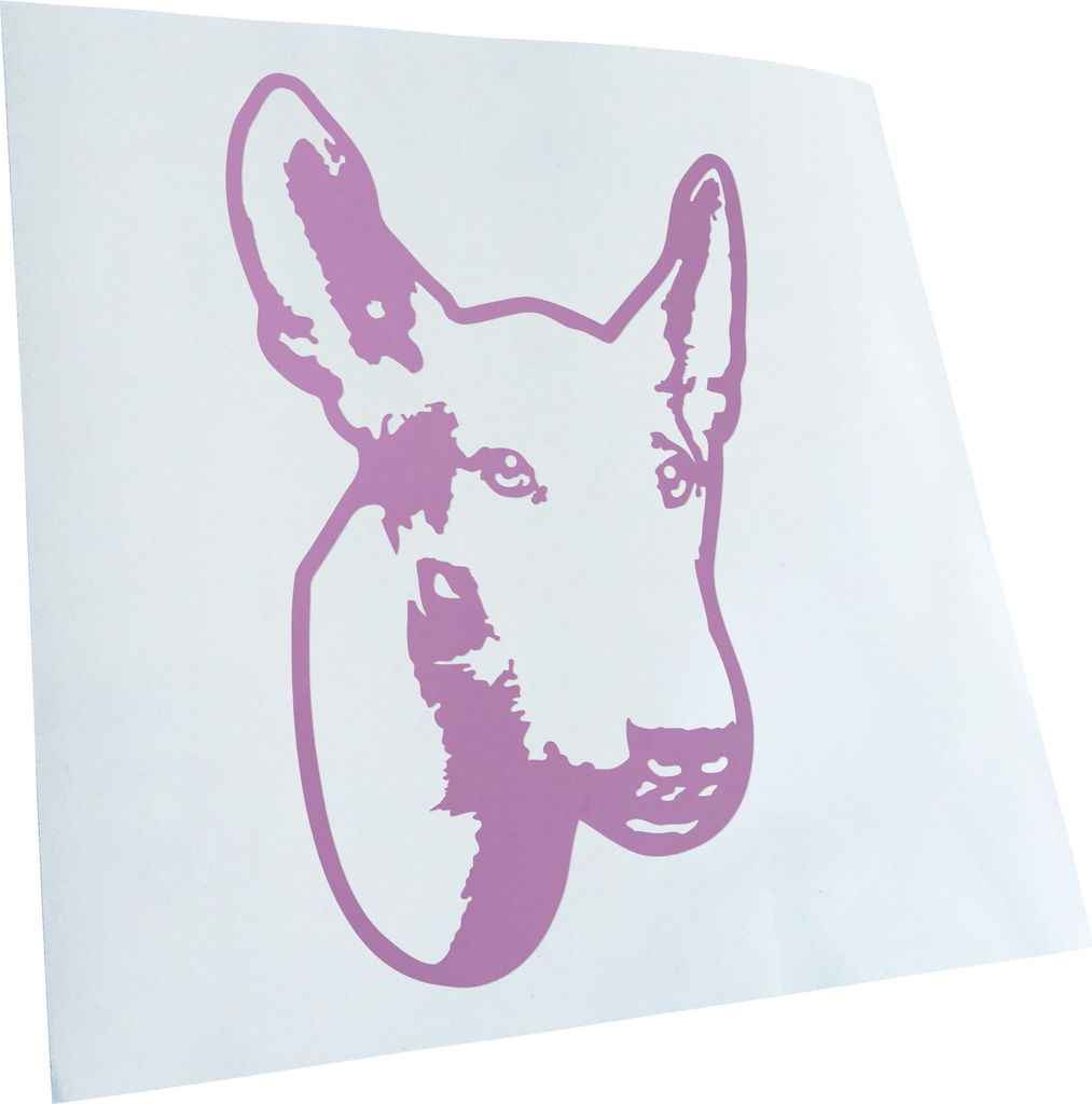 Kiwistar - Autoaufkleber - Ibizan Hound Hund - Flieder - 30x19cm - Aufkleber für Auto, Laptop, Fahrrad, LKW, Motorrad Mehrfarbig JDM Decal Racing