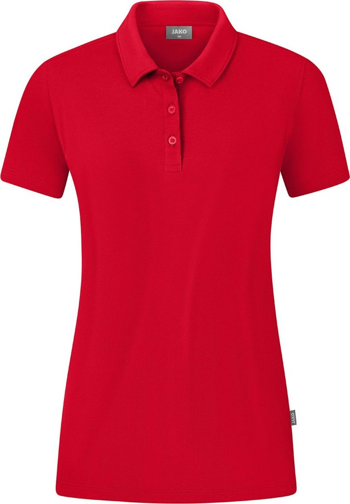 JAKO Damen Polo Organic Stretch, Farbe:rot, Größe:40 Produktbild 