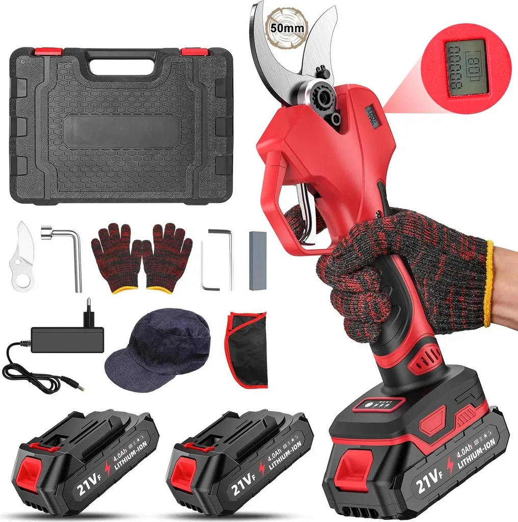 Sécateur électrique professionnel pour taille de vergers de 50mm