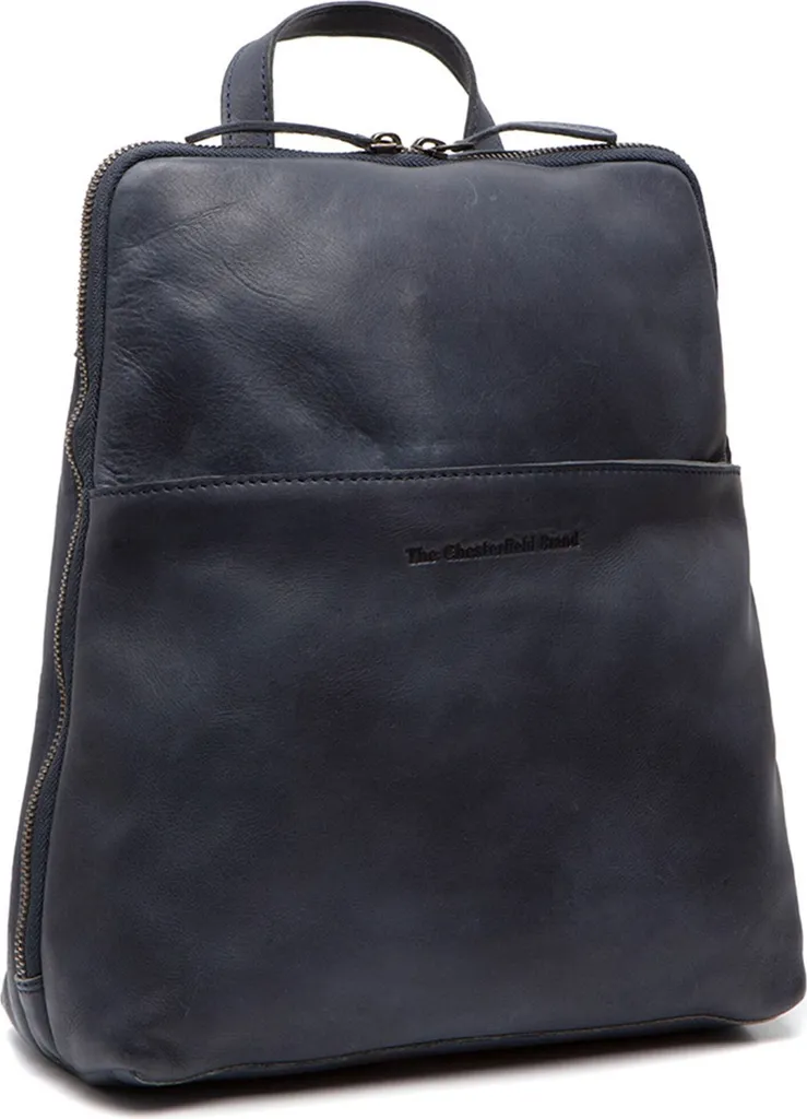 Sac à dos cuir Bern bleu gris : fini le mal de dos avec style et confort
