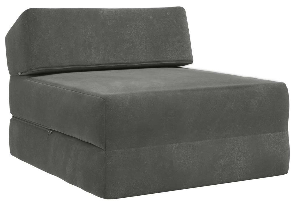 Canapé-lit pliant vidaXL, gris foncé, 60 x 70 x 41 cm, Image du produit 