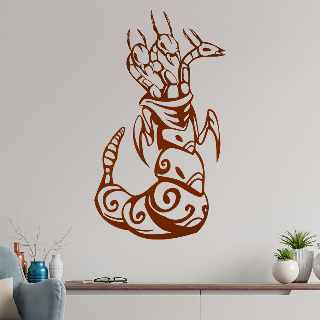 Killer Insekt Wandtattoo in 6 Größen - Wandaufkleber Wall Sticker - Dekoration, Küche, Wohnzimmer, Schlafzimmer, Badezimmer