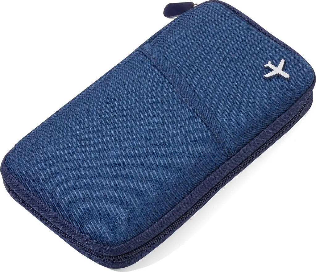 Organisateur de voyage TROIKA TRV20/DB SAFE FLIGHT bleu