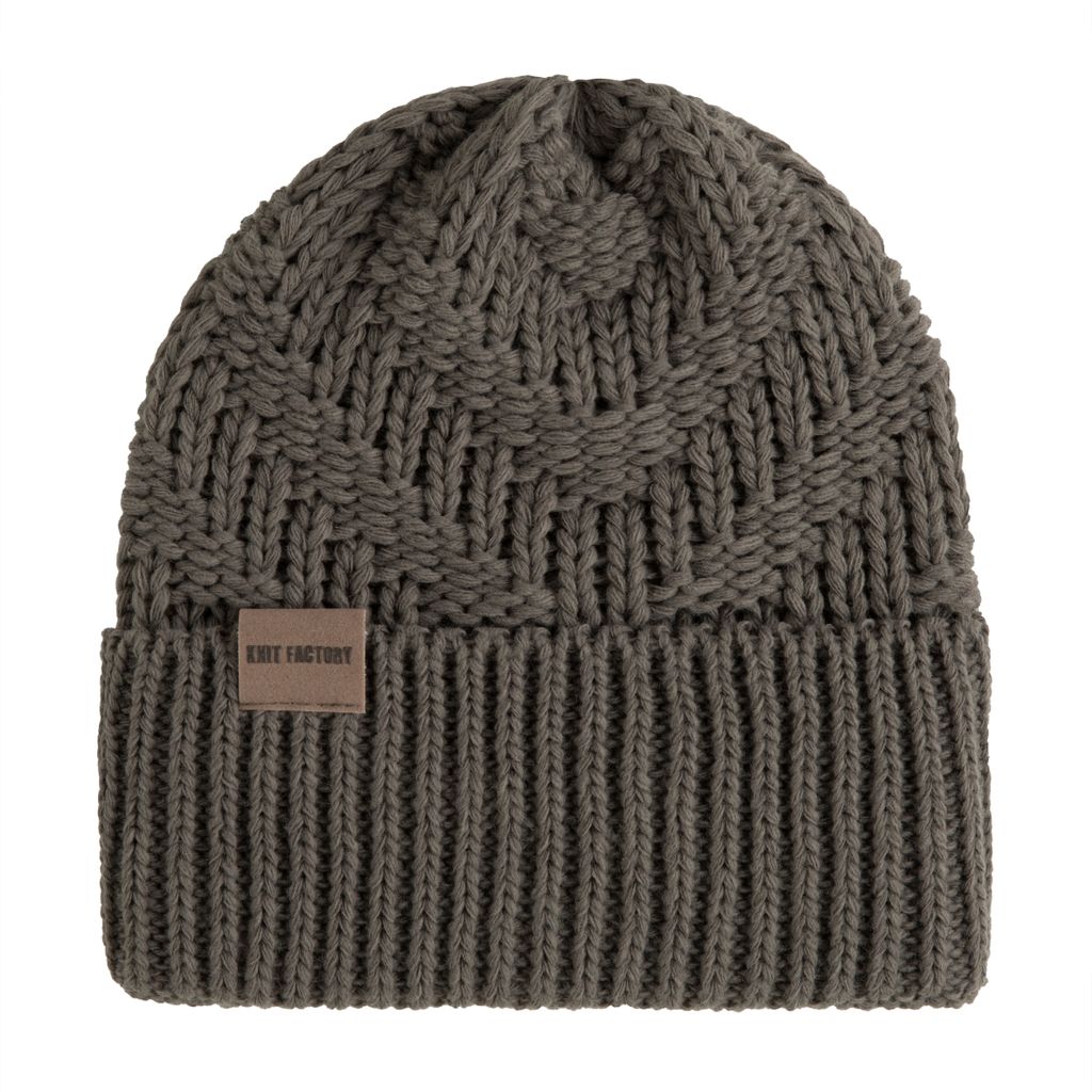 Knit Factory Sally Mütze - Cappuccino - One Size