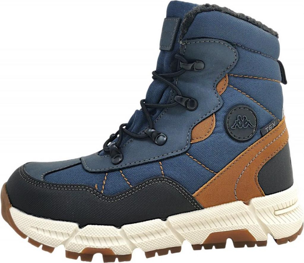 Kappa Kinderschuhe Jungen Stiefel Wasserdicht Winterstiefel Blau Freizeit, Schuhgröße:39 EU