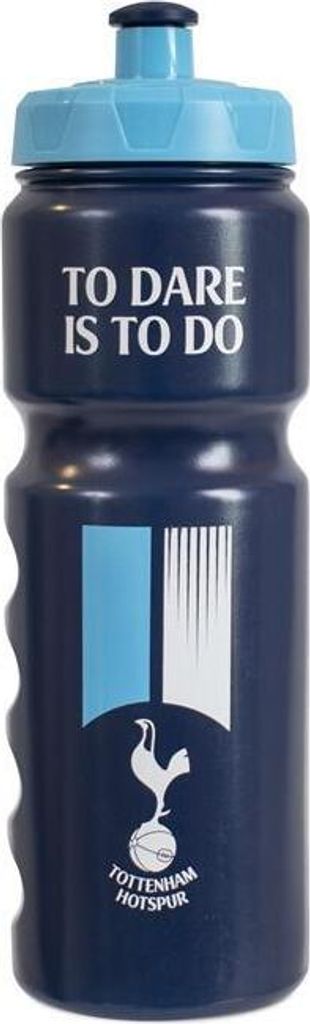 Tottenham Hotspur FC - Wasserflasche "To Dare Is To Do" CS1471 (Einheitsgröße, Einheitsgröße) (Marineblau/Weiß)