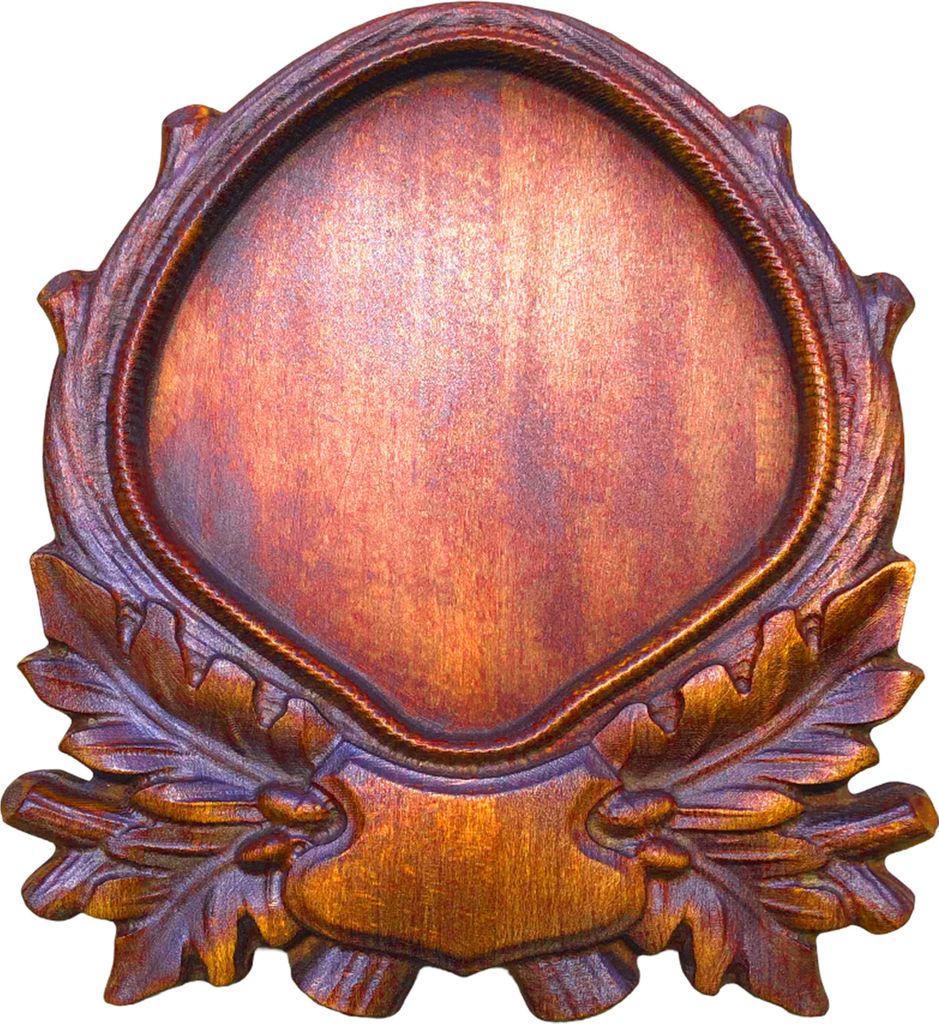 Ein Brett für eine Trophäe in Form eines Hirsches, Rehs, Bocks oder Damhirsches. rustic WER-5-17R