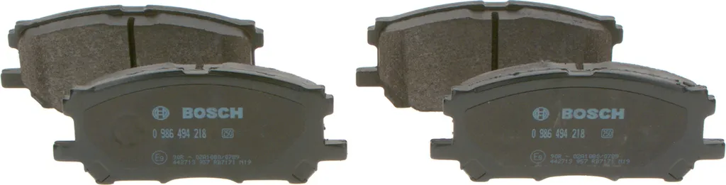 Bosch 0 986 494 218 Jeu de 4 Plaquettes de Frein OE 04465 0W070 pour RX U3
