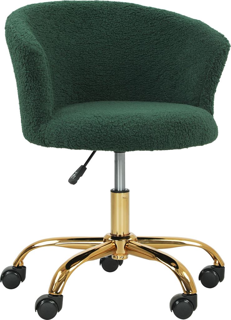 Vinsetto Chaise bureau ergonomique en polaire Teddy, chaise Image du produit 