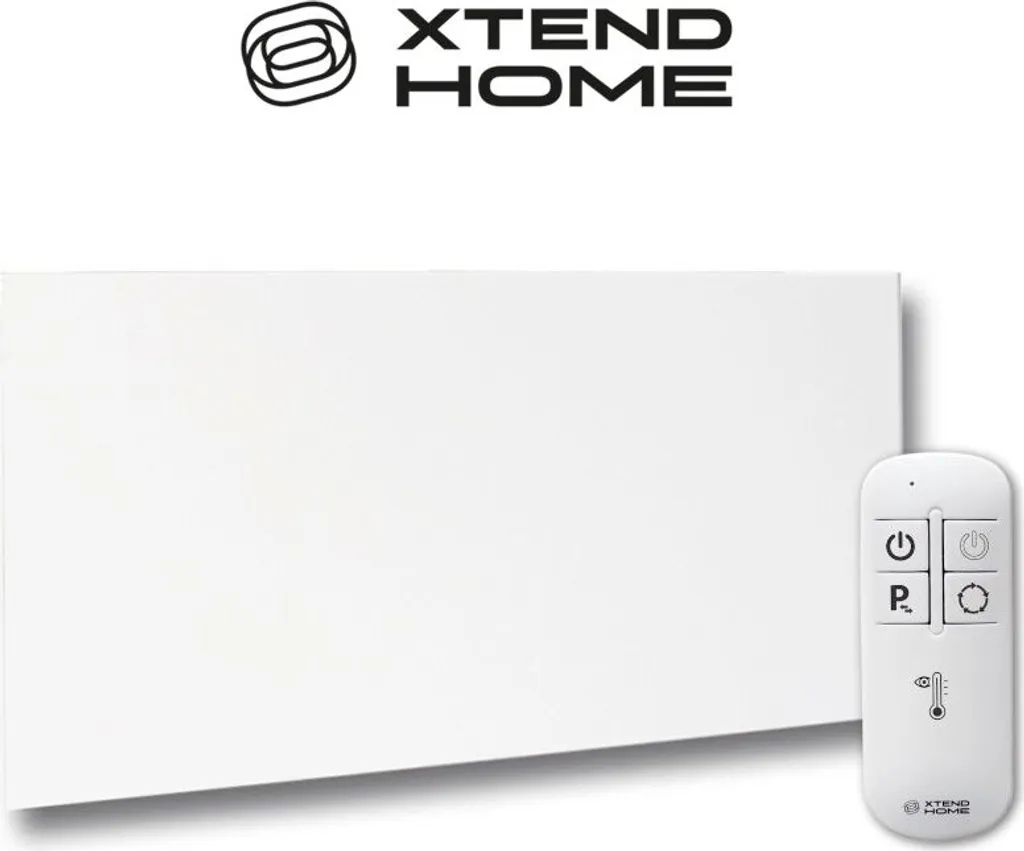 Radiateur infrarouge connecté Wi-Fi 300W blanc panneau mural Xtend Home