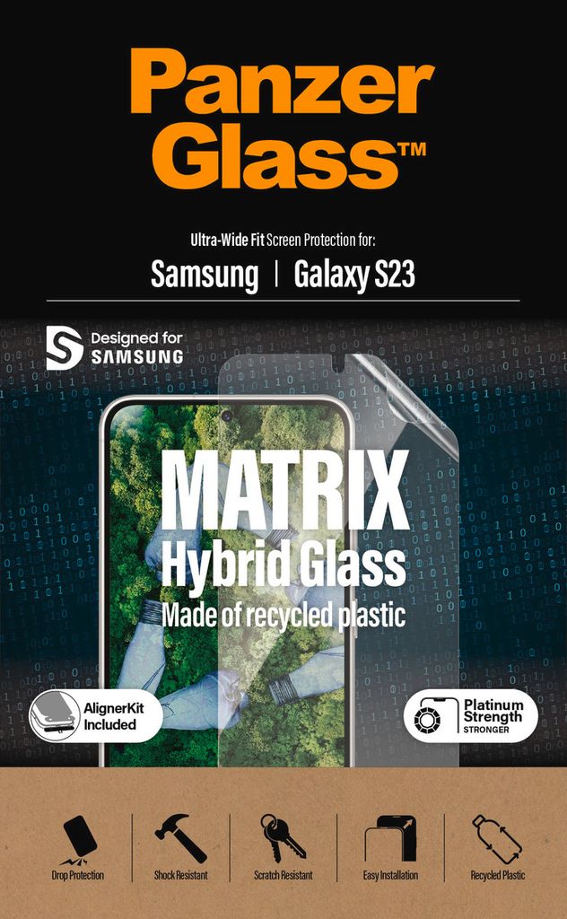 Panzerglass Matrix Hybrid Glass s polohovacím zařízením pro Obrázek produktu 