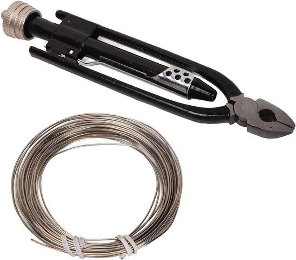 Pince industrielle 150mm en acier carbone avec 7,6m de fil de fer robuste