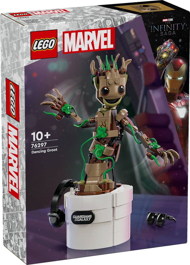 LEGO Marvel Dansende Groot, geanimeerde minifiguur van een Productafbeelding 