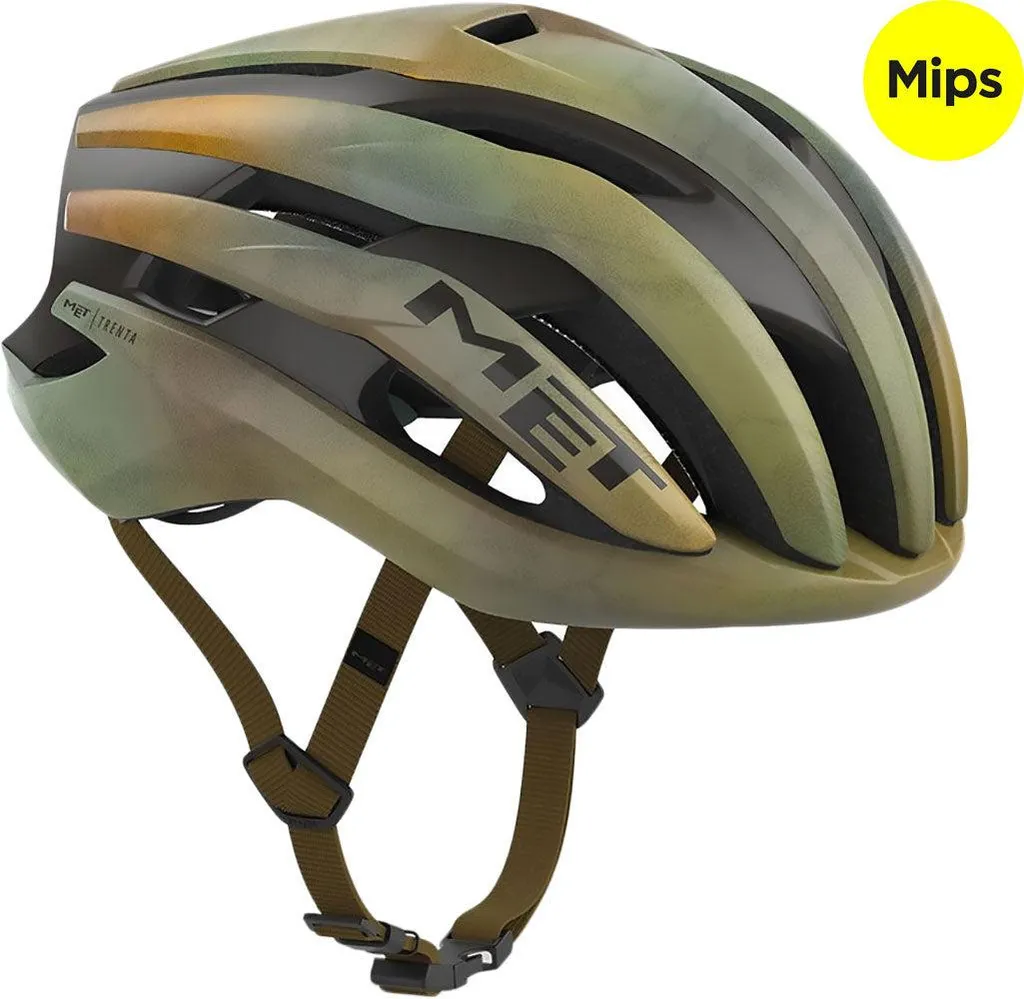 Casque de Vélo Route Met Trenta Mips - Équipement Cyclisme Pro Vert