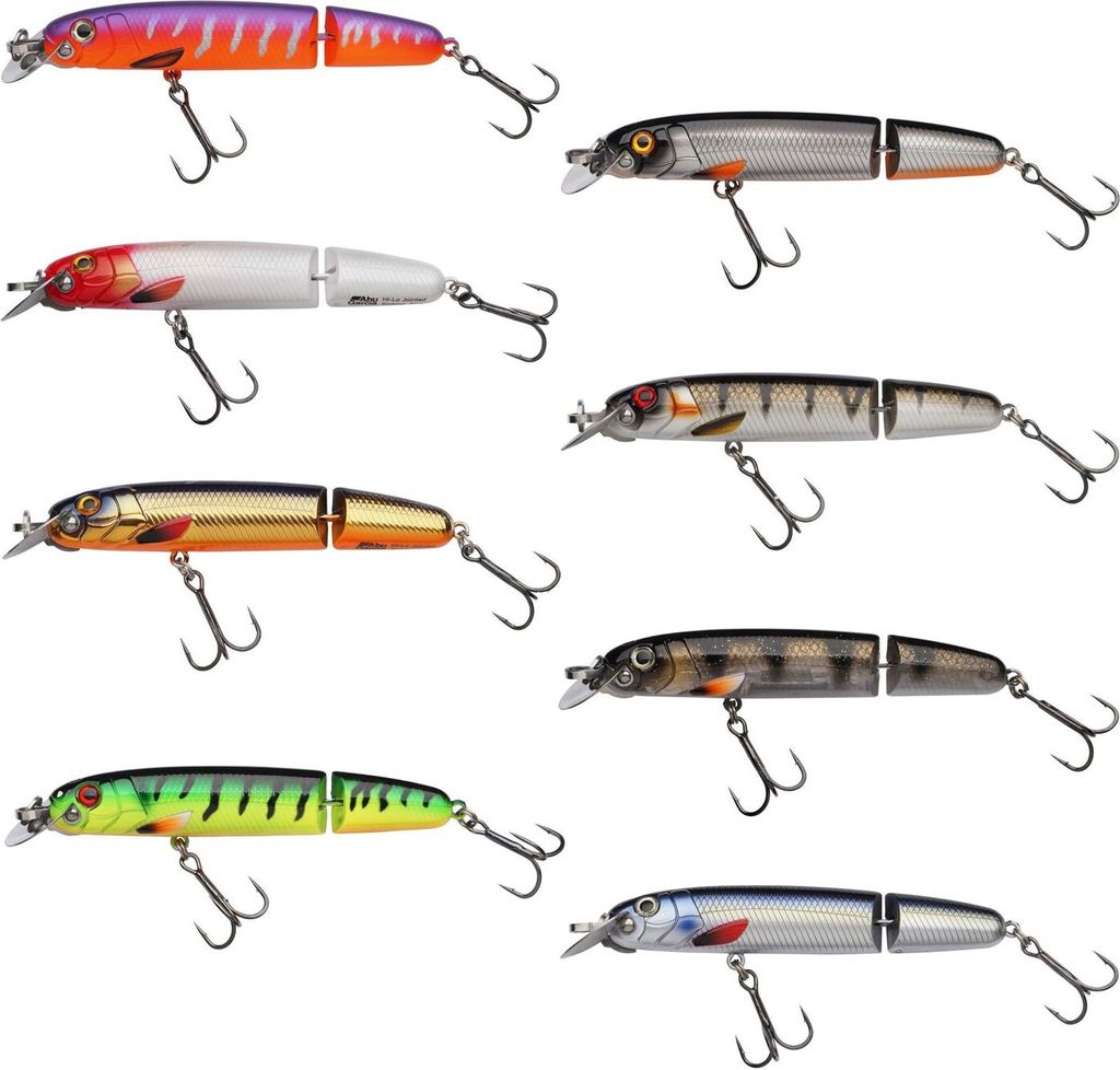 Abu Garcia Beast Hi-Lo Jointed Sinking - Wobbler, Gewicht / Länge / Hakengröße:9cm / 12g / Gr. 6, Farbe:Firetiger