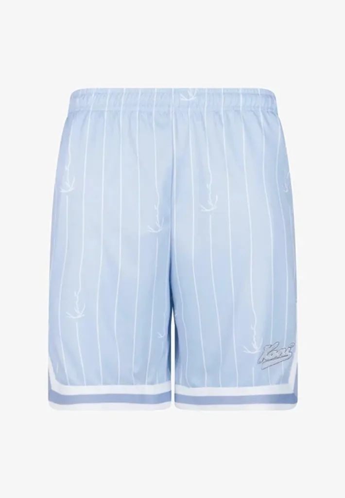 Short Karl Kani Mesh anti-transpiration bleu ciel à rayures taille S