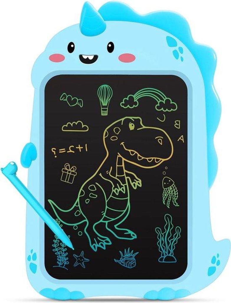 LCD-Kinderzeichentisch mit Dinosaurenmotiv, 216 cm (85 Zoll), farbenfroh, für Kinder ab 2-8 Jahren, geschikt für Weihnachten und kreatives Spiele...