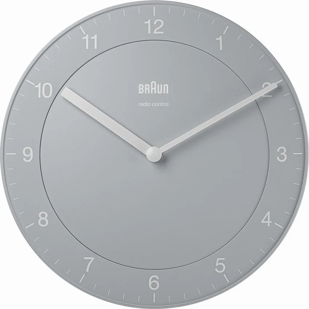Horloge Murale Braun BC06G-DCF Lisible et Silencieuse pour votre Cuisine