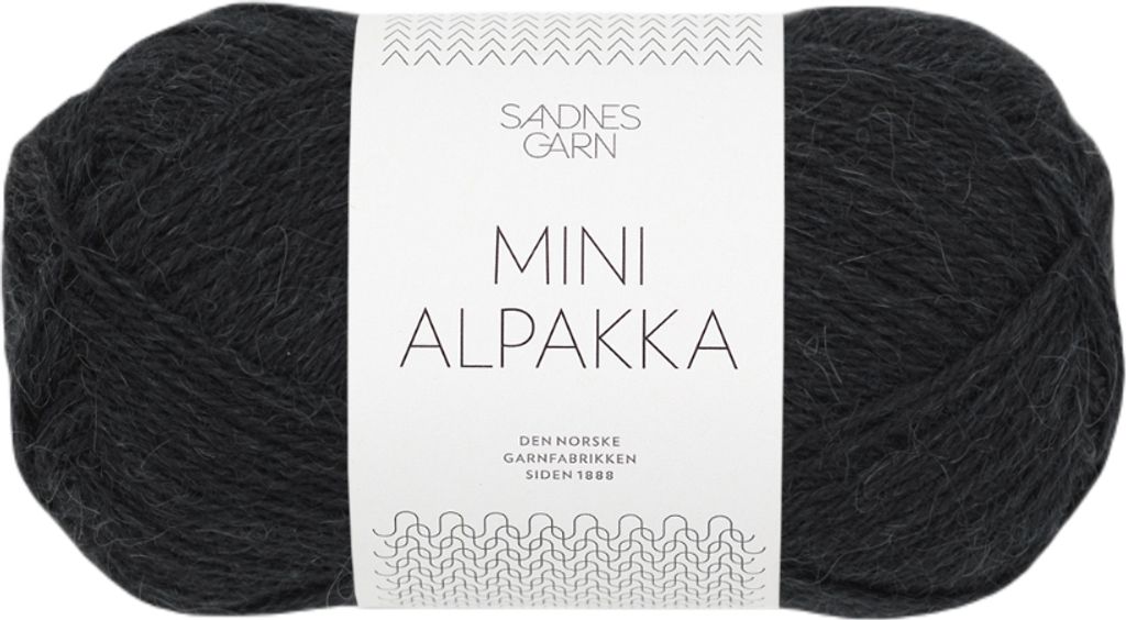 Sandnes Mini Alpakka 50g Schwarz 1099 Produktbild 