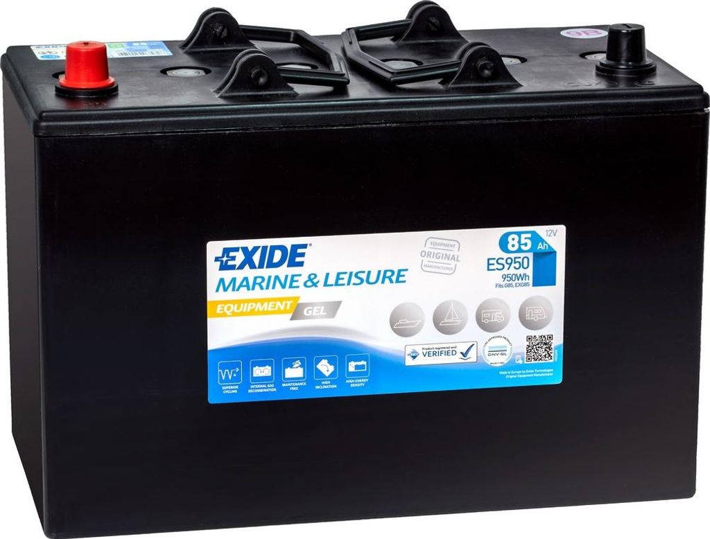 Exide ES950 Equipement Gel Batterie 12 V 85 Ah 460 A (EN) Produktbild 