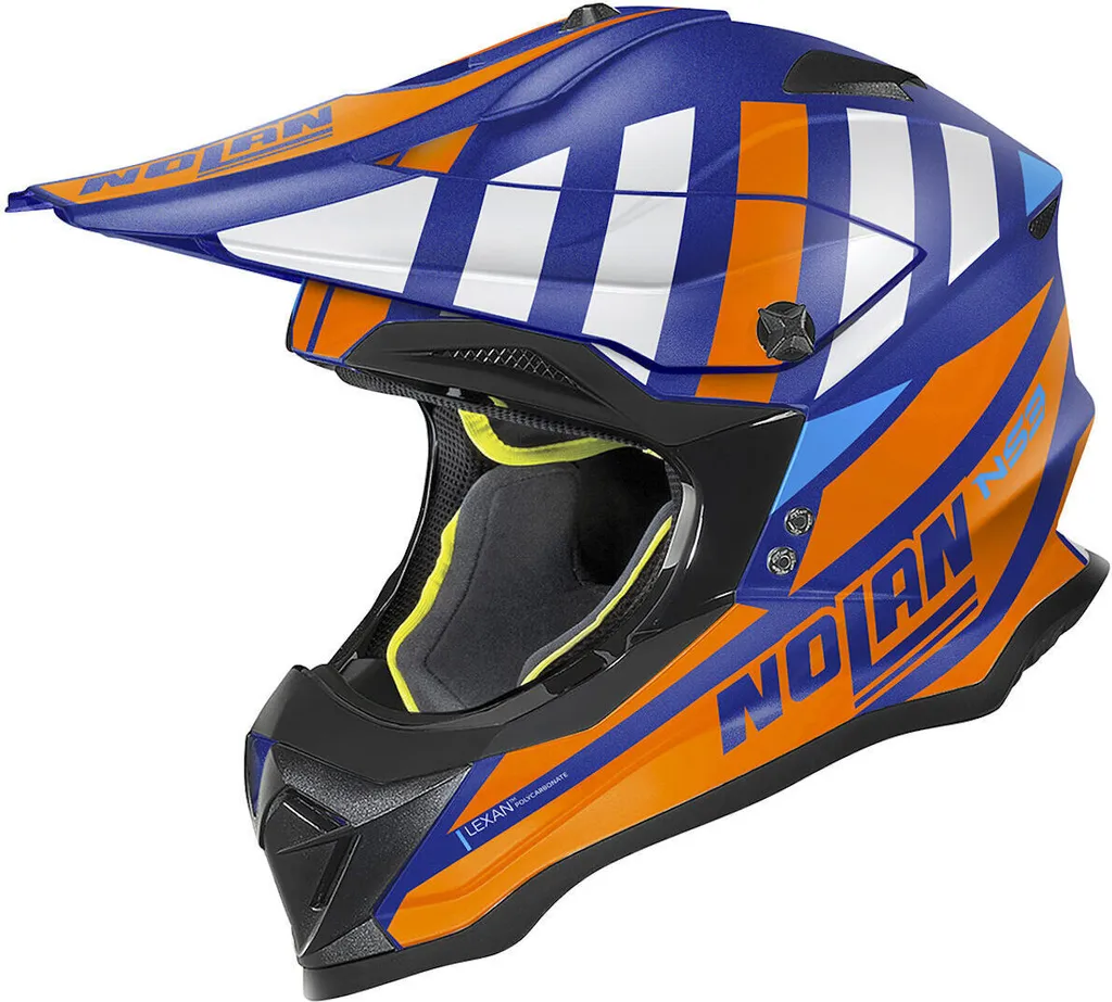 Casque cross Nolan N53 ultra ventilé avec design Cliffjumper S