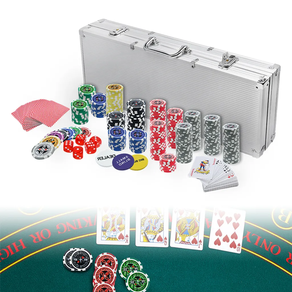 Mallette de poker pour animer vos soirées entre amis avec 500 jetons