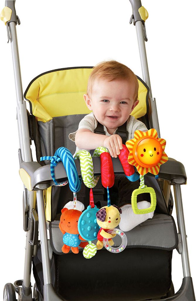 VTech- Spirale Lieder und Tiere Hängendes Plüschspielzeug für Kinderwagen, Interaktiver elektronischer Kinderwagen (3480-522122) VTECH Altersber...