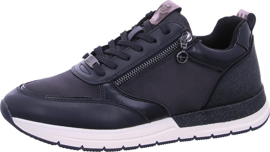 Tamaris Damen Sneaker Schlupfschuh mehrfarbig mit Reißverschluss 1-23732-41, Größe:39 EU, Farbe:Blau